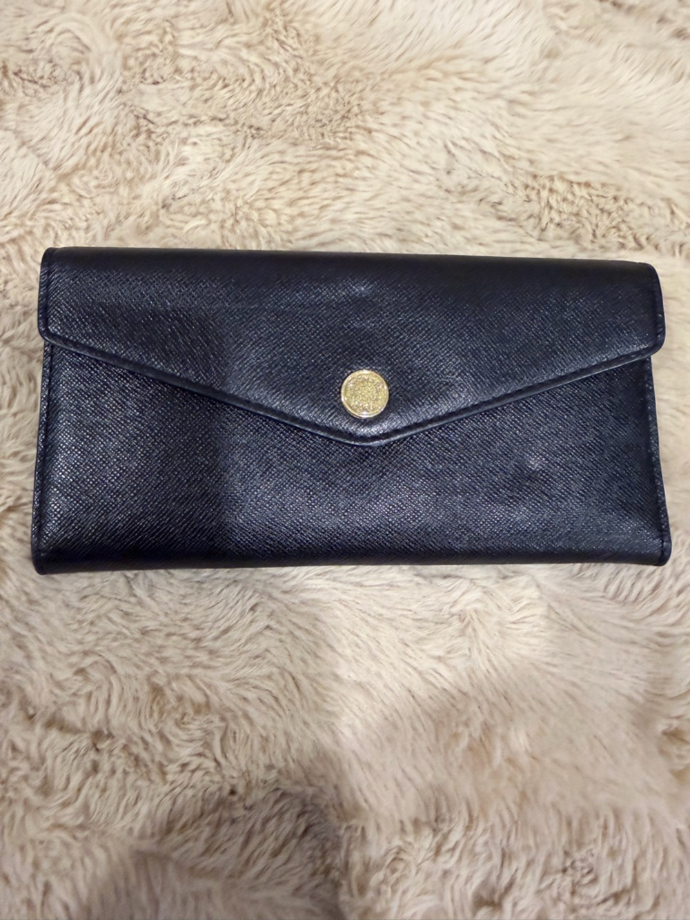Michael Kors Saffiano Leather Tri-fold Wallet